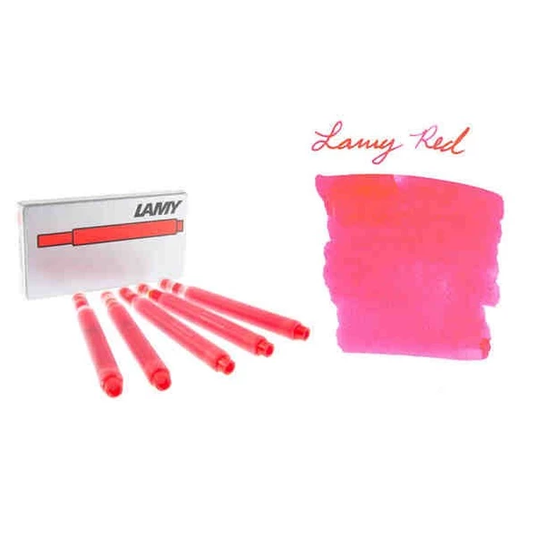 LAMY T10 Mürekkep Kartuşu 5li Kutu KIRMIZI ürün görseli 1