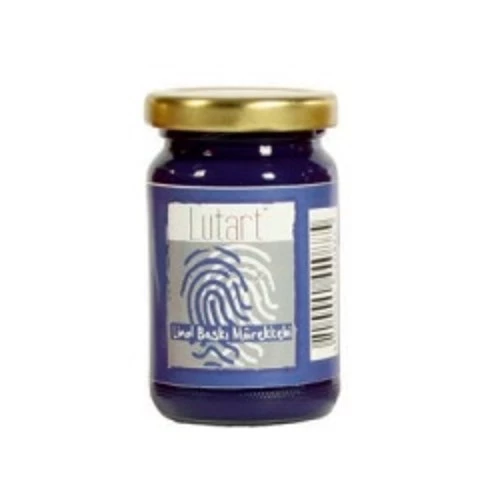 Lutart Linol Baskı Mürekkebi 100 ml. MAVİ ürün görseli 1