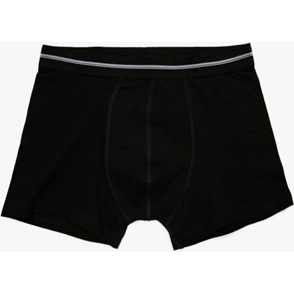 Lonca Tekstil Siyah Erkek Boxer Tekli Paket ürün görseli 1