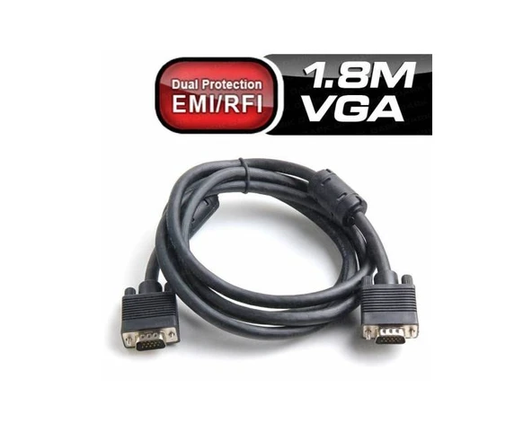 Dark VGA Kablo (Projeksiyon - Monitör)(1.8m) ürün görseli 1