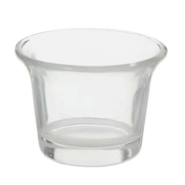 12 Adet 4cm Cam Kap Mumluk - Resim 2