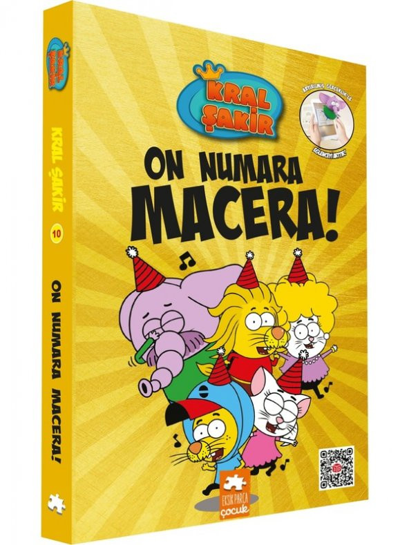 Kral Şakir 10: On Numara Macera (Ciltli) - Varol Yaşaroğlu ürün görseli 1