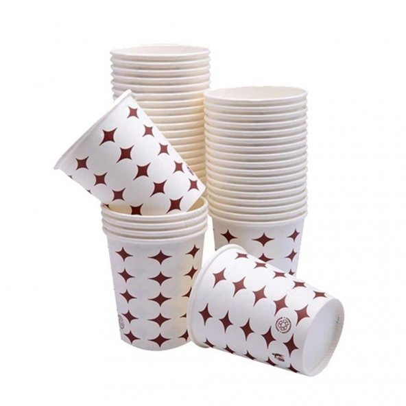 Dağyüce Kağıt Karton Bardak Tek Kullanımlık Çay Kahve Bardağı - 6.5 Oz - 3000 Adet / Koli ürün görseli 1