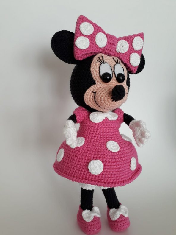 Mickey Minnie Mouse Amigurumi Organik Oyuncak ürün görseli 1