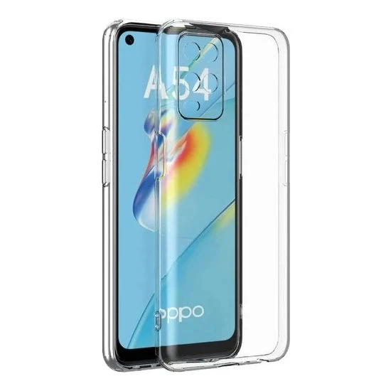 Oppo A54 2.0 MM Korumalı Şeffaf Silikon Kılıf ürün görseli 1