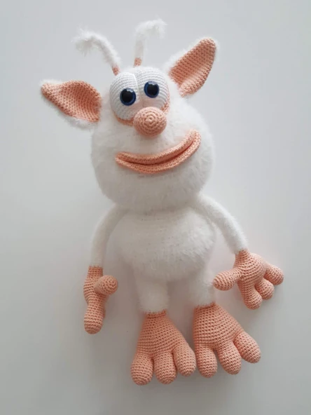 Booba Kar Canavarı Amigurumi Organik Oyuncak ürün görseli 1