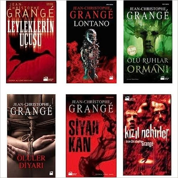 Jean Christophe Grange Seti ( Leyleklerin Uçuşu - Lontano - Ölü Ruhlar Ormanı - Ölüler Diyarı - Siyah Kan - Kızıl Nehirler ) ürün görseli 1