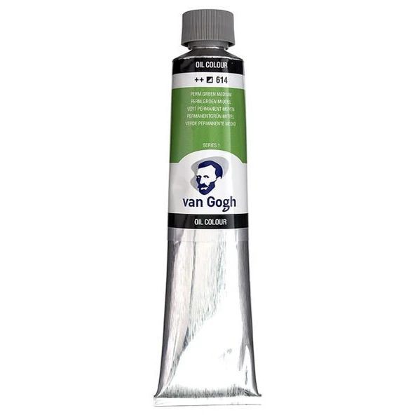 Talens Van Gogh Yağlı Boya 200 ml. 614 Permanent Green Medium ürün görseli 1