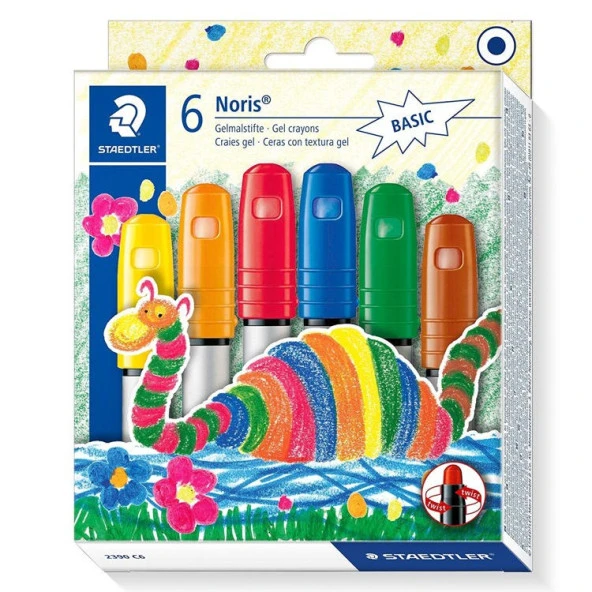 Staedtler Noris Gel Crayons Jel Mum Boya 6 Renk Basic ürün görseli 1