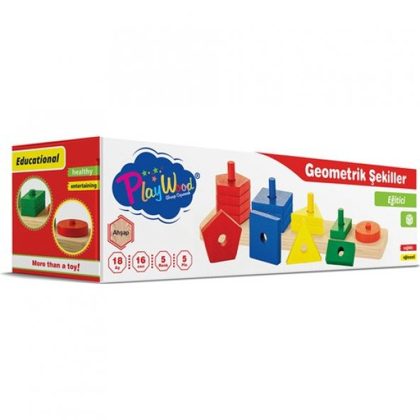Playwood Kutuda Geometrik Şekiller Ony-305 ürün görseli 1