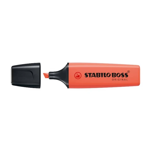 Stabilo Boss Original Fosforlu İşaretleme Kalemi PASTEL KIRMIZI ürün görseli 1