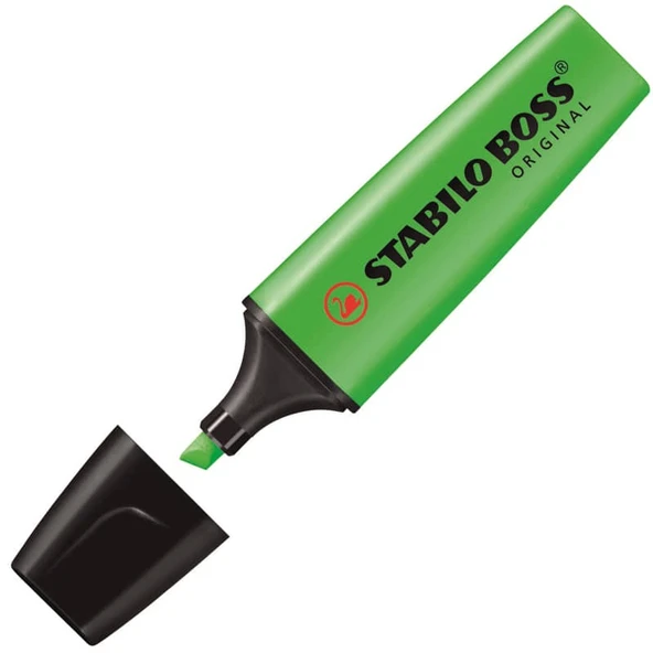 Stabilo Boss Original Fosforlu İşaretleme Kalemi YEŞİL ürün görseli 1