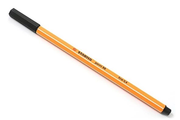Stabilo Point 88 İnce Uçlu Kalem 0.4 mm Siyah ürün görseli 1