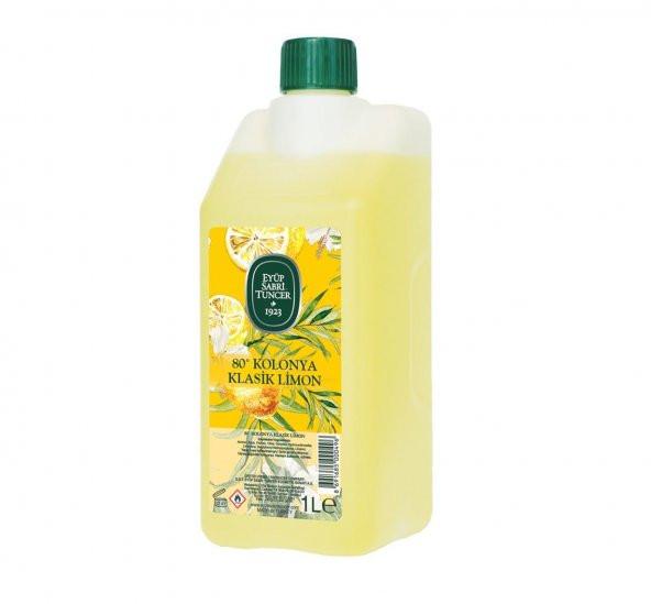 Eyüp Sabri Tuncer Limon Kolonyası 1 lt - Koruma Kilitli Kapak ürün görseli 1