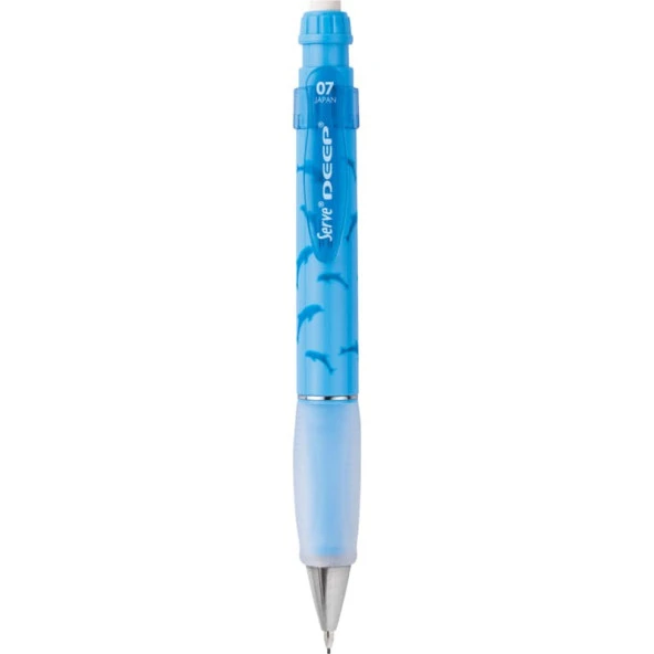 Serve Deep 0.7 mm Mekanik Kurşun Kalem Yunus Desenli GÖK MAVİ ürün görseli 1