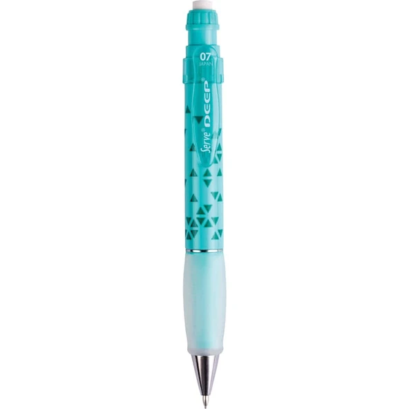 Serve Deep 0.7 mm Mekanik Kurşun Kalem Üçgen Desenli NANE YEŞİLİ ürün görseli 1