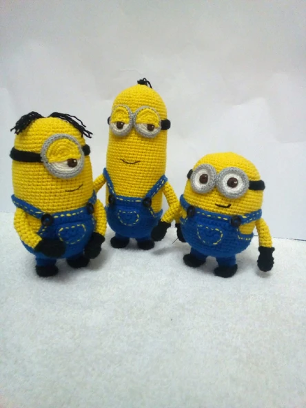 Minyonlar Amigurumi Organik Oyuncak ürün görseli 1