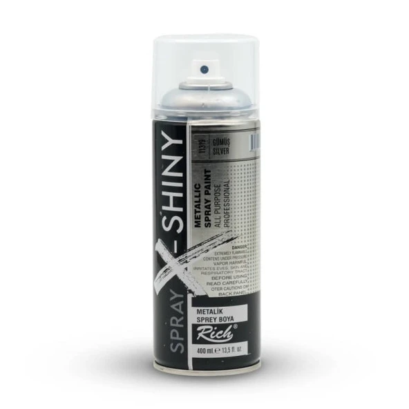 Rich Spray-X Paint Sprey Boya 400 ml GÜMÜŞ ürün görseli 1