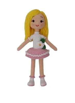 Nilüfer Çiçeği Bebek Amigurumi Organik Oyuncak ürün görseli 1