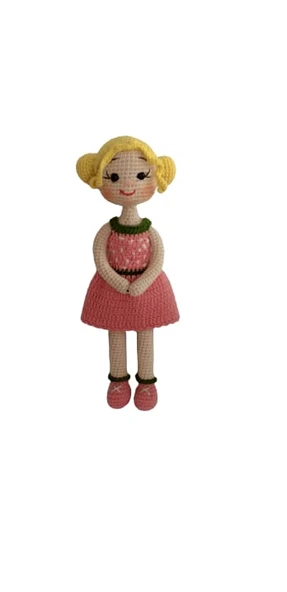 Tart Bebek Amigurumi Organik Oyuncak ürün görseli 1