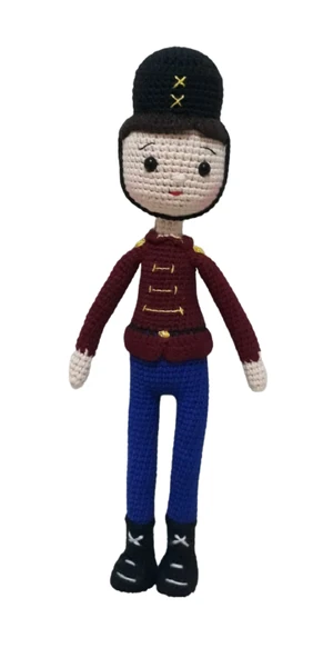 Kurşun Asker Bebek Amigurumi Organik Oyuncak ürün görseli 1