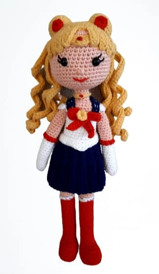 Anime Bebek Amigurumi Organik Oyuncak ürün görseli 1