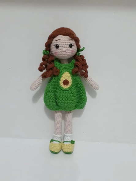 Avokado Bebek Amigurumi Organik Oyuncak ürün görseli 1