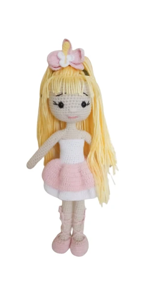 Orkide Bebek Amigurumi Organik Oyuncak ürün görseli 1