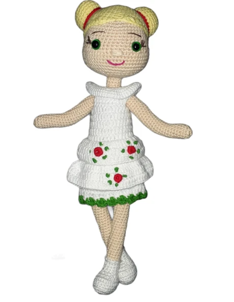 Güllaç Bebek Amigurumi Organik Oyuncak ürün görseli 1