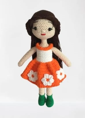 Fulya Bebek Amigurumi Organik Oyuncak ürün görseli 1