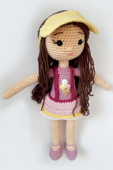 Dondurma Bebek Amigurumi Organik Oyuncak ürün görseli 1