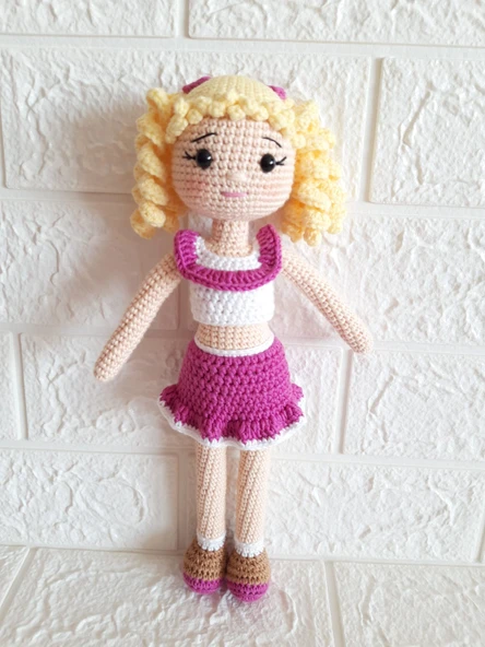 Krizantem Bebek Amigurumi Organik Oyuncak ürün görseli 1