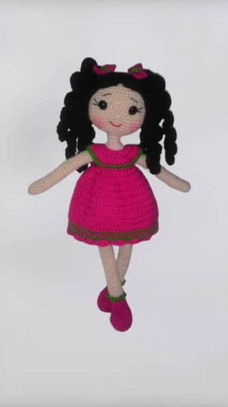 Frambuaz Bebek Amigurumi Organik Oyuncak ürün görseli 1