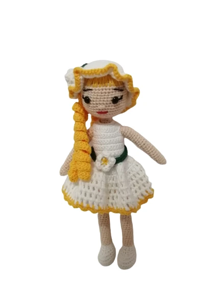 Gardenya Bebek Amigurumi Organik Oyuncak ürün görseli 1