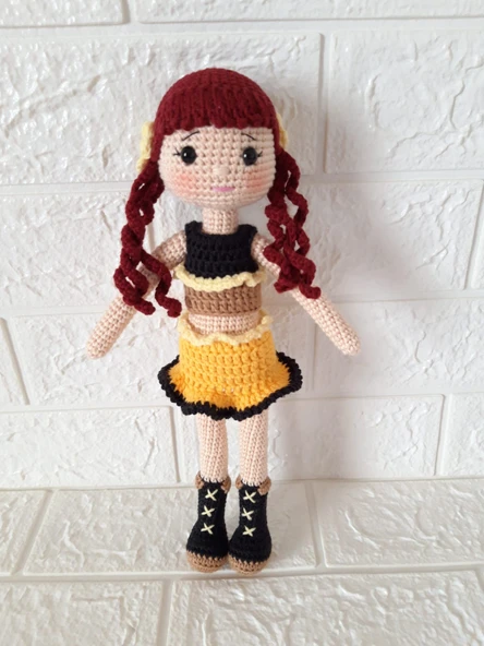 Ayçiçeği Bebek Amigurumi Organik Oyuncak ürün görseli 1