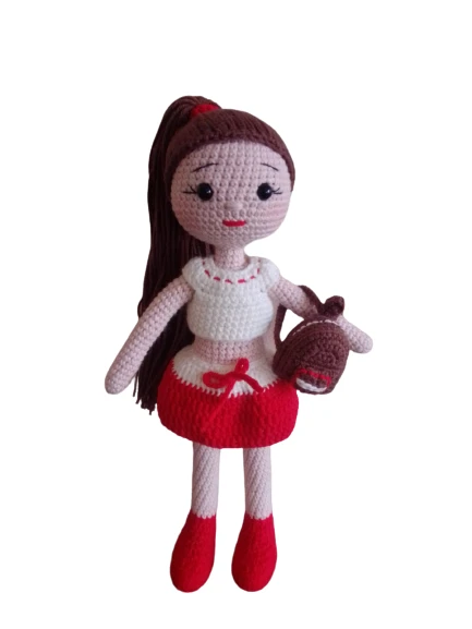 Irmak Bebek Amigurumi Organik Oyuncak ürün görseli 1