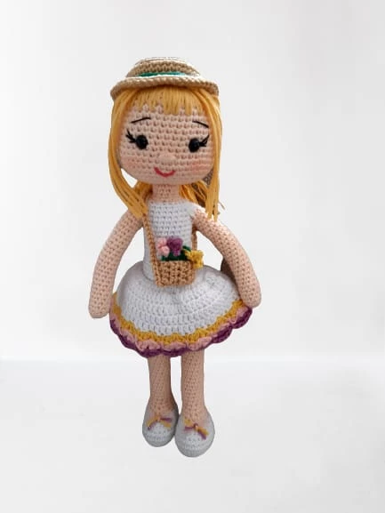 Lale Bebek Amigurumi Organik Oyuncak ürün görseli 1