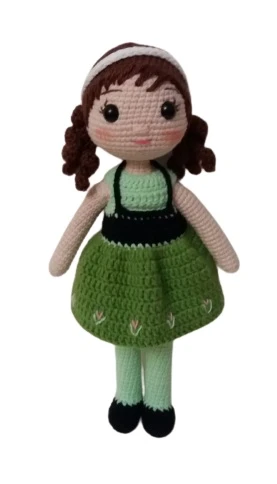 Anna Bebek Amigurumi Organik Oyuncak ürün görseli 1