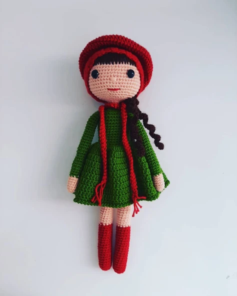 Luna Bebek Amigurumi Organik Oyuncak ürün görseli 1