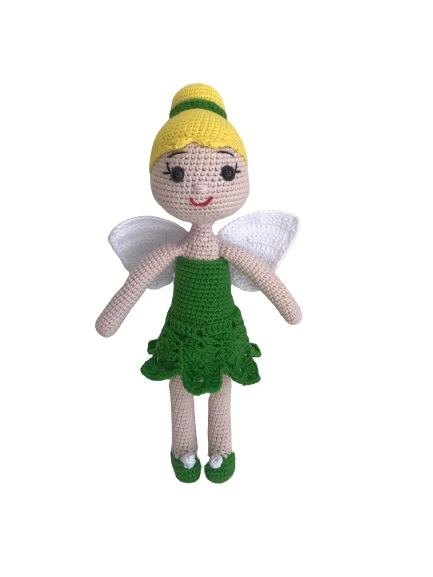 Tinkerbell Bebek Amigurumi Organik Oyuncak ürün görseli 1
