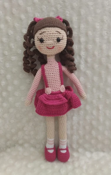 Ahududu Bebek Amigurumi Organik Oyuncak ürün görseli 1