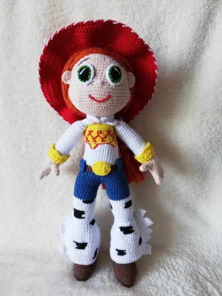 Toy Story Jessie Amigurumi Organik Oyuncak ürün görseli 1