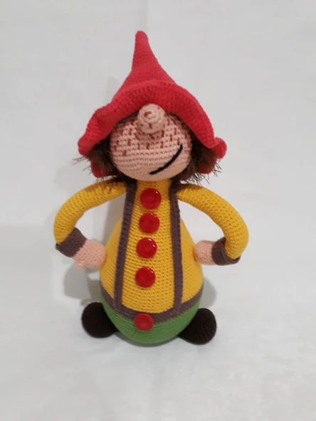 Muzur Cüce Amigurumi Organik Oyuncak ürün görseli 1