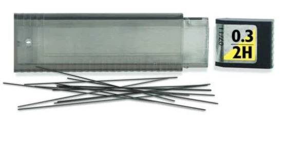 Tombow Klasik Kurşun Kalem Ucu 0.3 mm 2H 12'li Tüp (1 Adet) ürün görseli 1