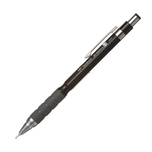 Tombow SH-300 Grip Mekanik Kurşun Kalem 0.5 mm Siyah ürün görseli 1