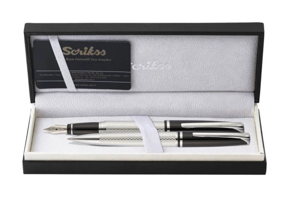 Scrikss Pera 477 Dolma Kalem Ve Tükenmez Kalem İkili Set ürün görseli 1