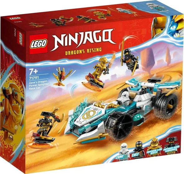 LEGO Ninjago 71791 Zane's Dragon Power Spinjitzu Race Car ürün görseli 1