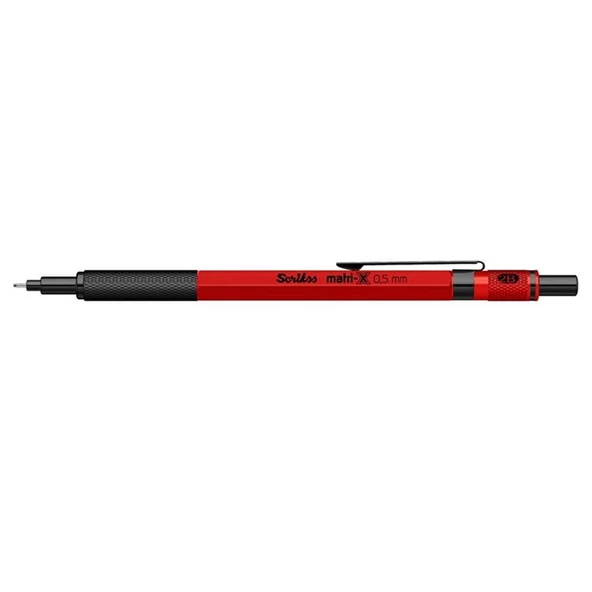 Scrikss Matri-x Versatil Kalem 0.5 mm Kırmızı ürün görseli 1