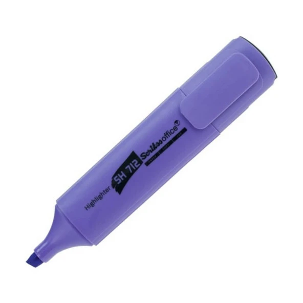 Scrikss SH712 Fosforlu Kalem NEON MOR ürün görseli 1
