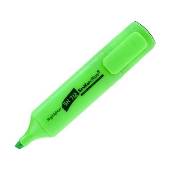 Scrikss SH712 Fosforlu Kalem NEON YEŞİL ürün görseli 1